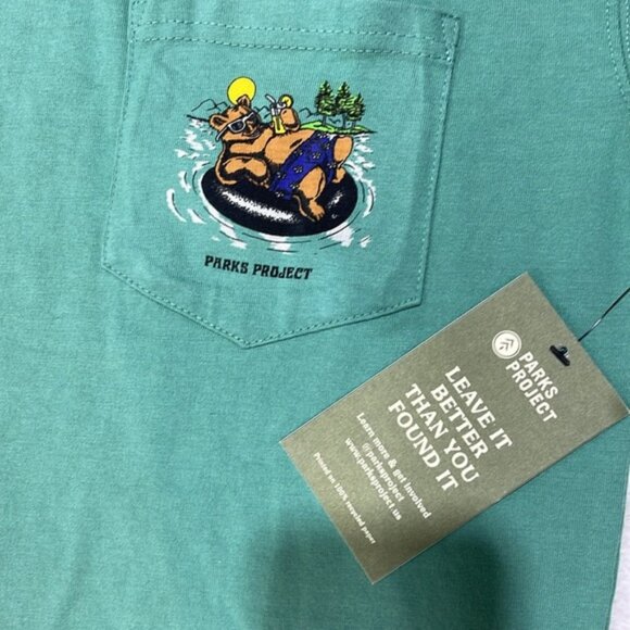 Parks Project Escape to Nature Bear Float Pocket Tee - Picture 9 of 11